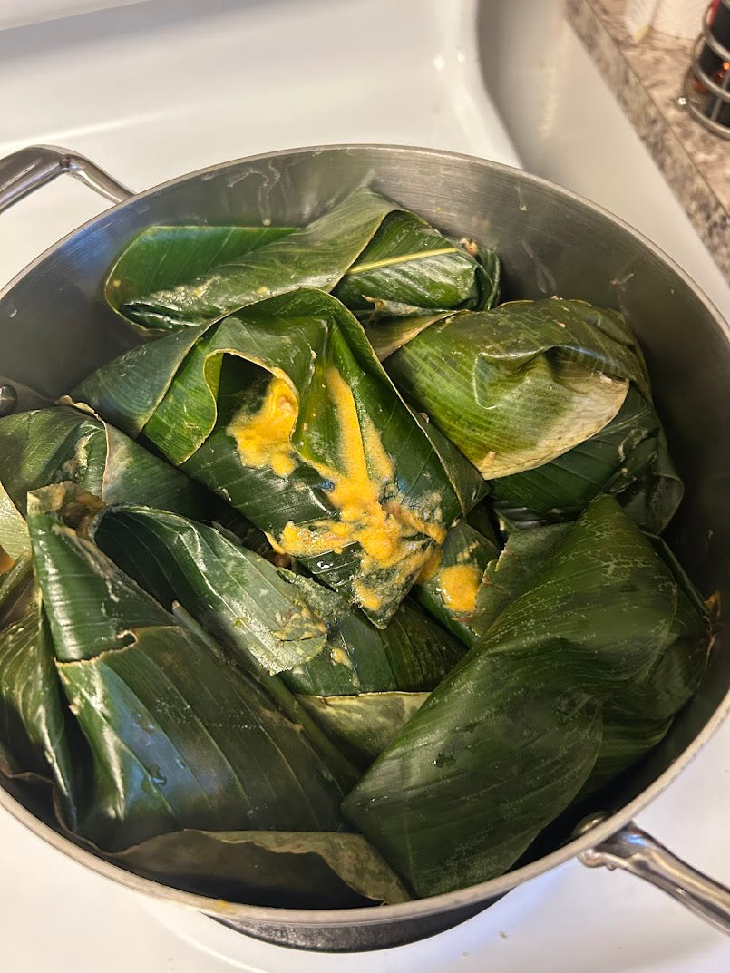 Freshly packed Moi Moi leaves Winnipeg – Taste of Home by Bibi