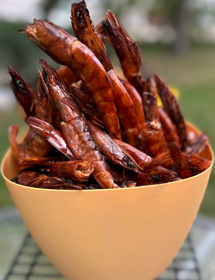 Natural uncolored red prawns – premium big size prawns online Canada