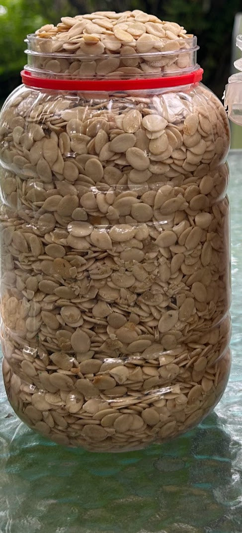 Fresh egusi for Nigerian soups and stews – Hand-peeled melon seeds